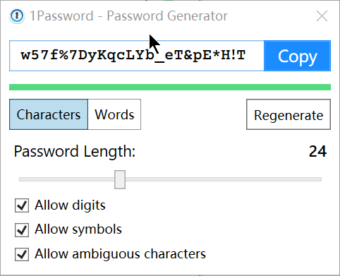 1Password-Generator